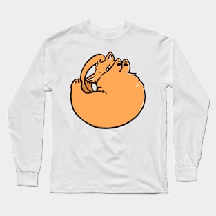 Orange Cat Long Sleeve T-Shirt